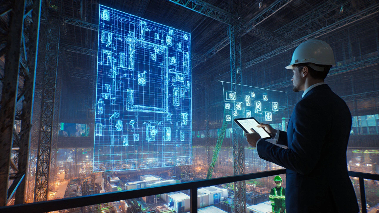 Экспо‑менеджер контролирует монтаж и техническую подготовку крупного мероприятия.