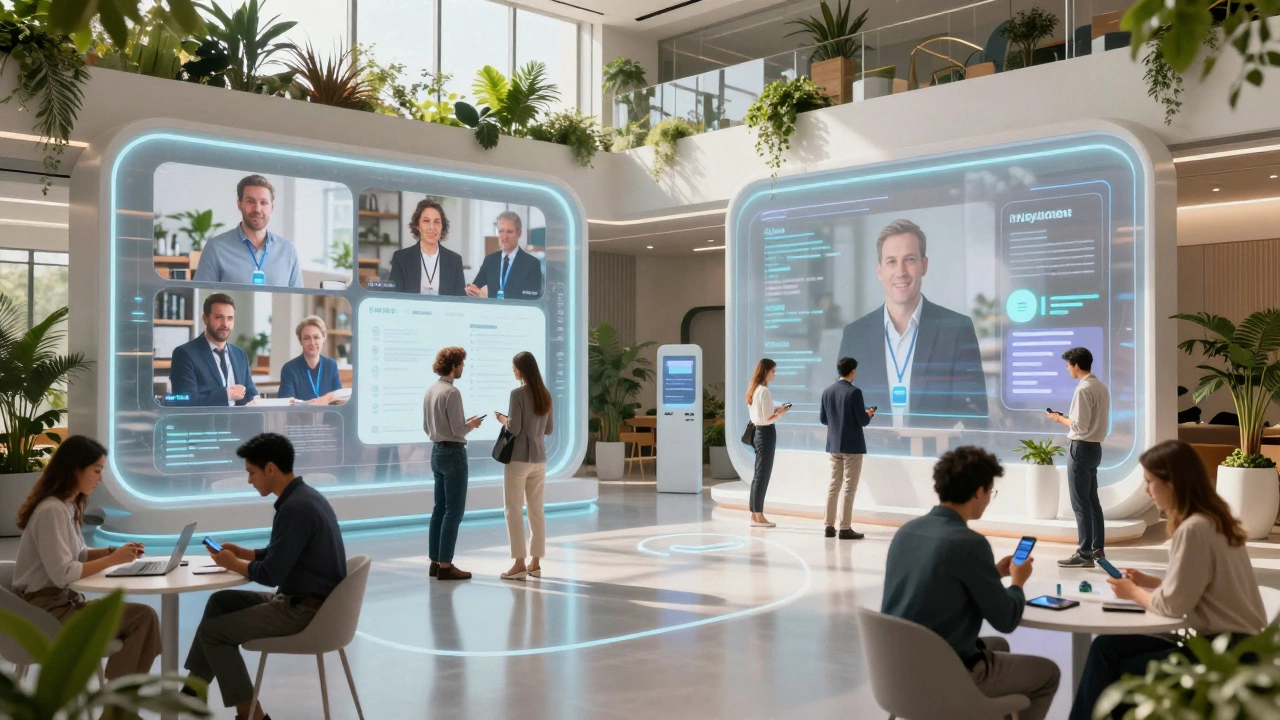 Современное гибридное мероприятие 2026 года с технологиями и эко-дизайном